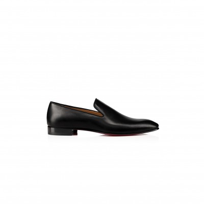 CHRISTIAN LOUBOUTIN DANDELIONLOAFERS CALF LEATHER BLACK MEN 1151071BK01